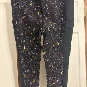 Torrid Black Celestial Print Leggings